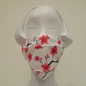 Women Cotton Face Mask Filter Triple Layer Reusable Washable Adjustable No Wire